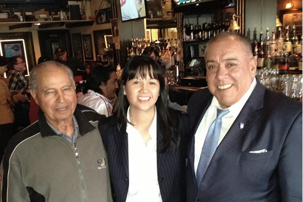 (From left to right: Darshan Singh, Leanne Gueco, and Bill Barnickel) - On May 22, 2014, the Outer Sunset Merchants and Professionals Association (OSMPA) hosted a City-wide meeting of the SF Council of District Merchants Associations (SFCDMA).
