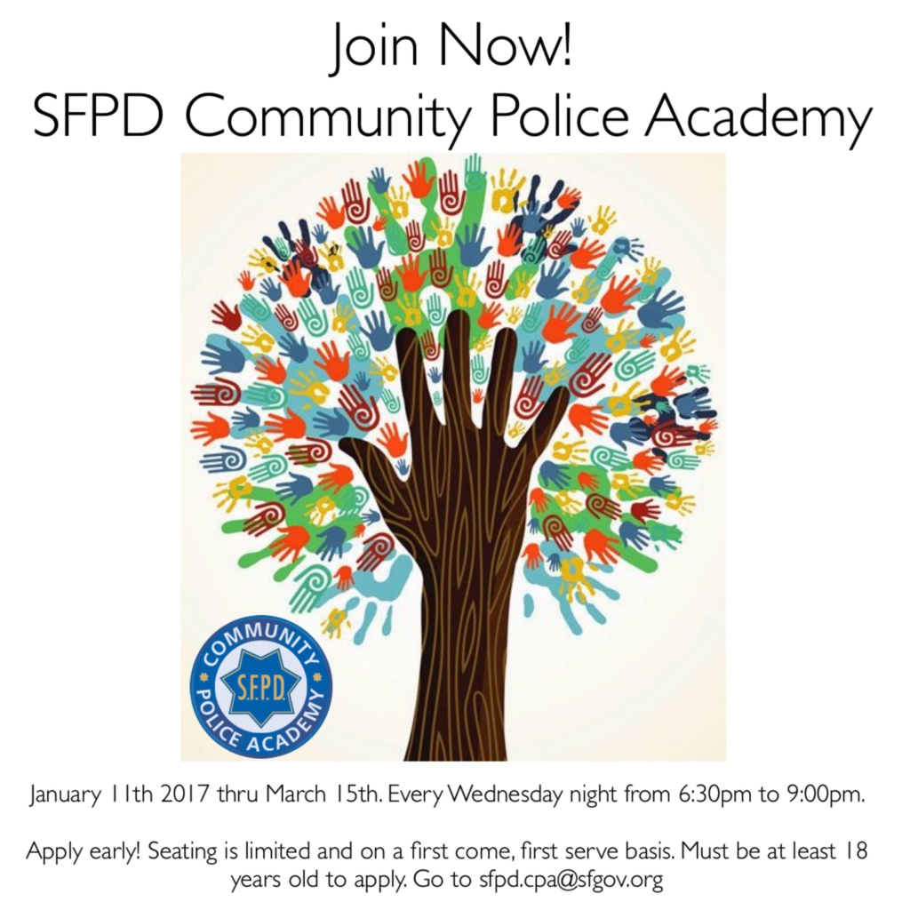 Join the San Francisco Community Police Academy