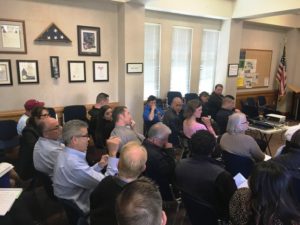 photo of attendee at meeting
