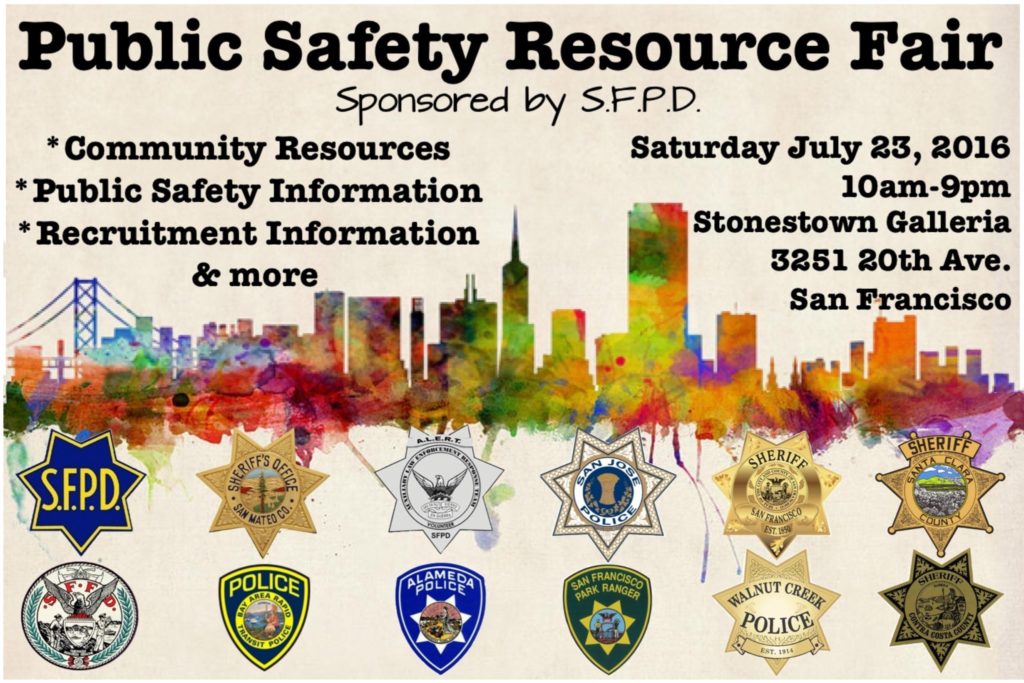 Public Safety Resource Fair flyer