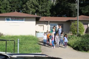 SFPD officers with Rainbow Officers with students Montessori Pre- School 