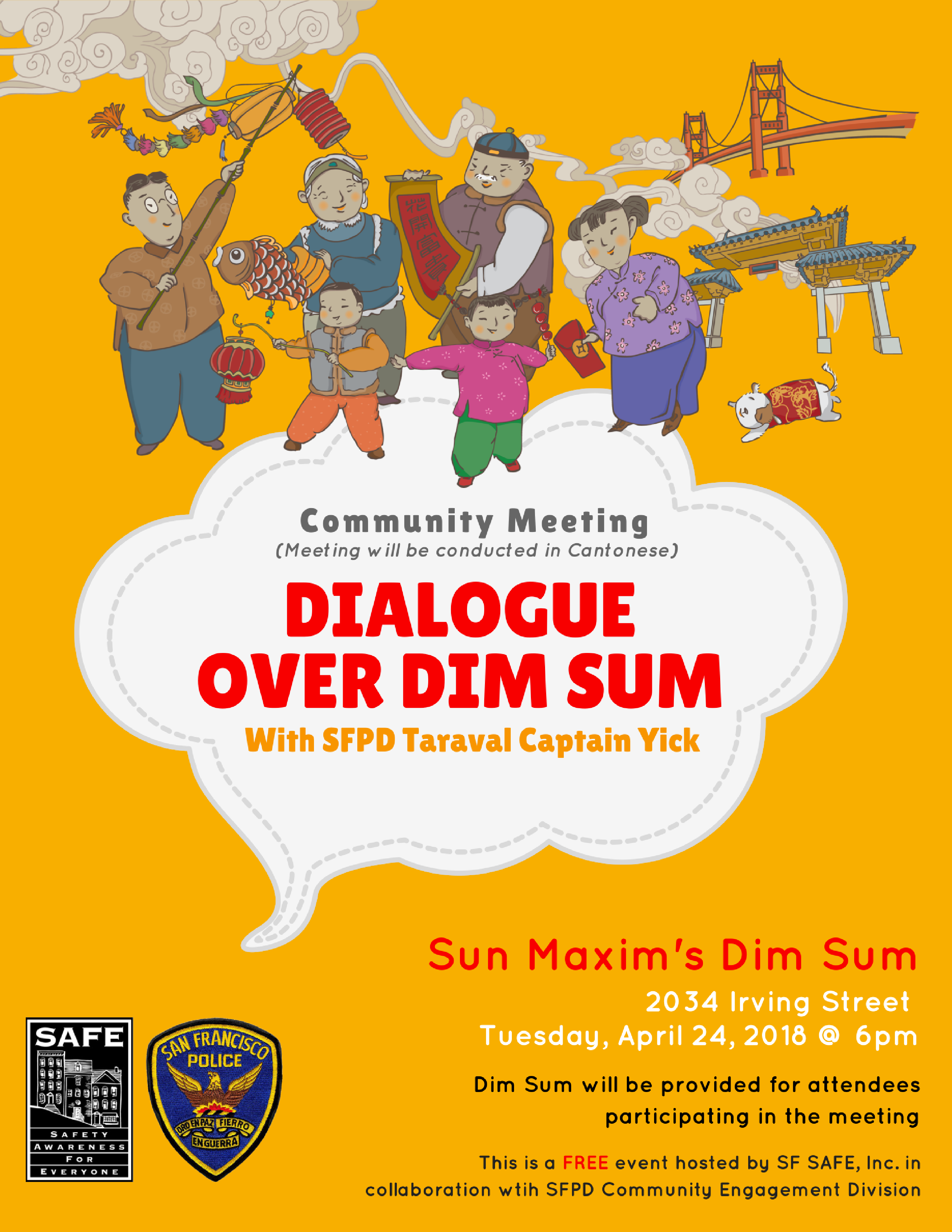 Dialogue Over Dim Sum flyer