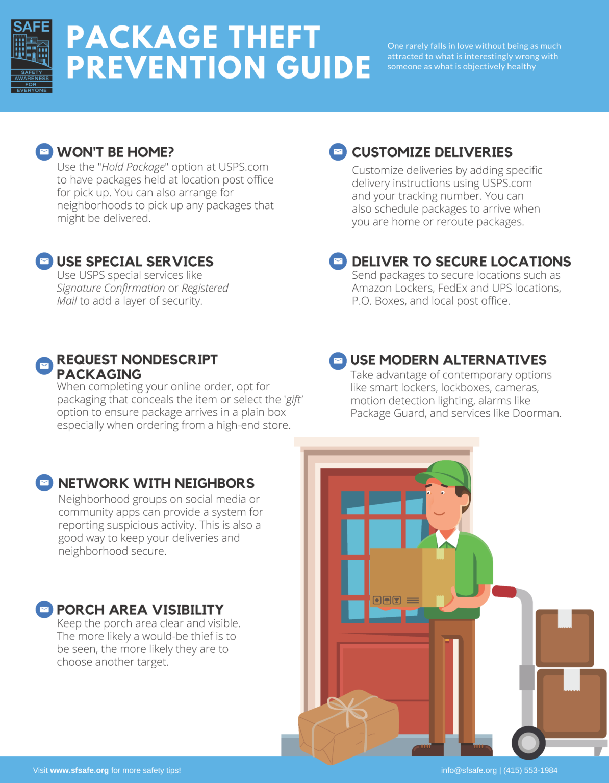 Package Theft Prevention Guide Taraval Station